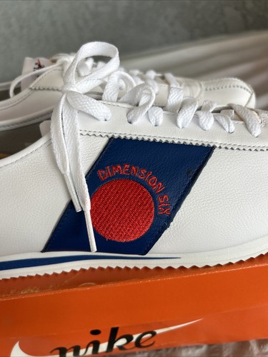 Nike Cortez 72 Shoe Dog Dimension Six CJ2586-101 Mens Sz 10 Leather White Retro - Picture 4 of 7