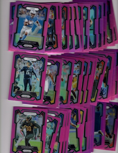 2023 Panini Prizm Football Pink Prizm Singles 1-400 Includes RC QTY Discounts - Bild 44 von 74