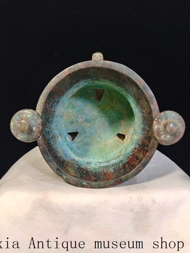 Collect China Shang and Zhou Dynasties bronze Wine vessel Wineware wineglass cup - Picture 8 of 9