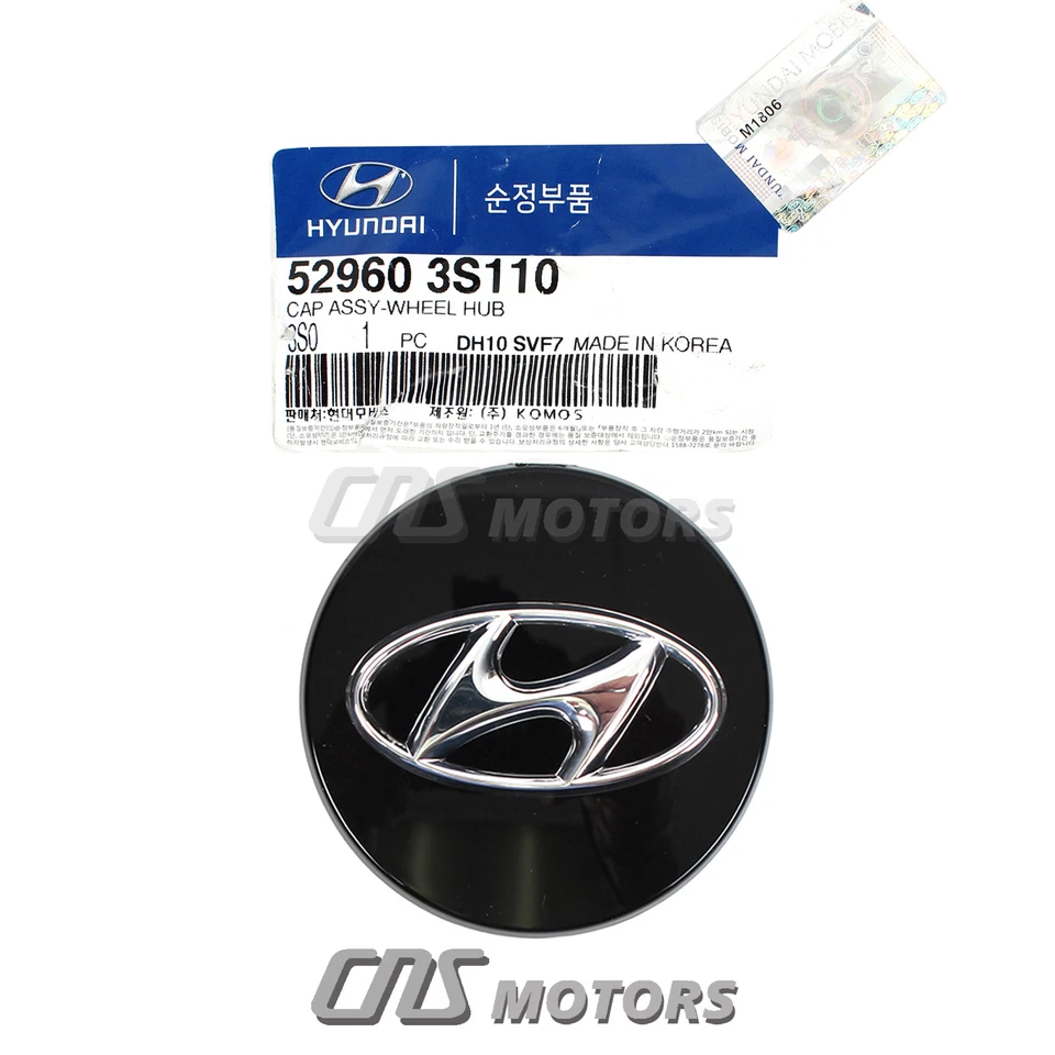 ⭐GENUINE⭐ Wheel Hub Cap 4pcs for Hyundai Kona Santa Fe Sonata Tucson 529603S110 Foto 2 de 4