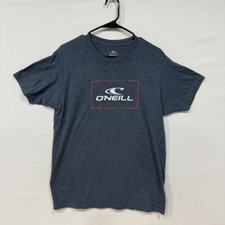 O'Neill Modern Fit Men's M Graphic T-Shirt Blue Logo Tee Short Sleeve