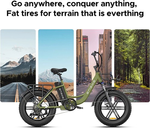 ENGWE E-Bike 20*4.0 Zoll Fat Tire Elektrofahrrad 48V 13Ah Klapprad Pedelec - Bild 14 von 19