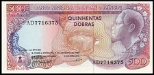 St Thomas Prince : S. Tome e Principe 500 Dobras 1989 P-61 UNC ***