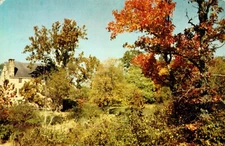 George Washington's Grist Mill -Mt. Vernon & Woodland-VA VTG Postcard M8