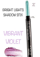 Avon BRIGHT LIGHTS Eye SHADOW STIX Sticks VIBRANT VIOLET NOS Sealed Purple