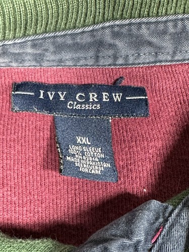 Ivy Crew Classics Herren 2XL Blau Pullover Sweater 100% Baumwolle Langarm-FADED - Bild 4 von 11