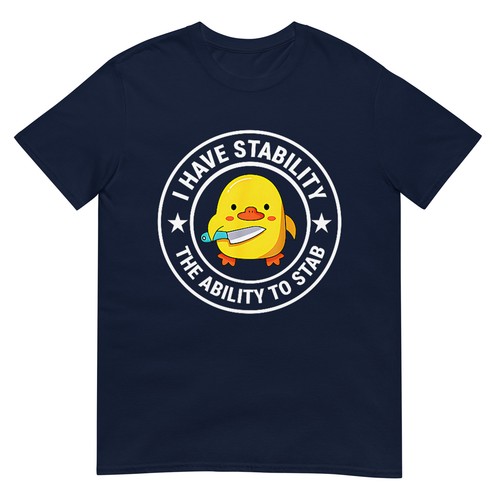 Lustiges sarkastisches Humor-T-Shirt I Have Stability Ability To Stich - Bild 4 von 14