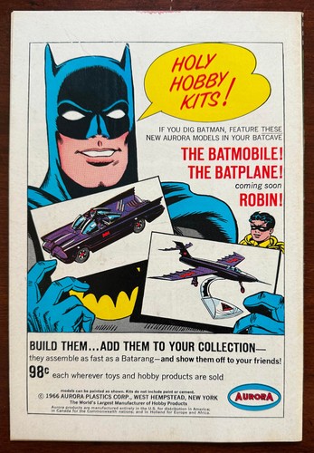 WONDER WOMAN #165 - 1ª aplicación de Dr. Psycho: The PAPER MAN - 1966 - Imagen 2 de 5