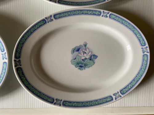 Tatung Langlebig Porzellan Platte Floral Blau & Weiß 4er Set - 10” X 7,5” - Bild 4 von 8
