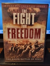 The Fight for Freedom: the Major Battles of WWII (DVD, 2010) NEW, Sealed