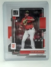Mike Baumann 2022 Chronicles Clearly Donruss Baseball RC #9 - Baltimore Orioles