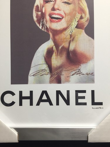 Marilyn Monroe Chanel Framed Print by Fairchild Paris Wall Art Classic Rare New - Picture 5 of 7