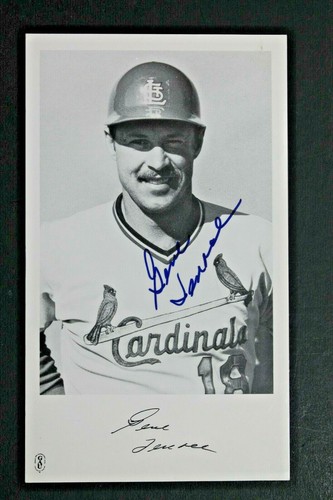 Gene Tenace St Louis Cardinals Autographed Signed 3x5 Photo