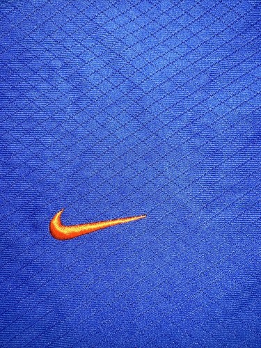Boise State Nike Dri-Fit Short Sleeve Shirt Polo Shirt Men’s L Blue Orange - Picture 5 of 16