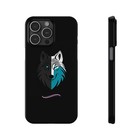 New ListingWolf Slim Phone Cases, Animal Lover Gift, Phone Accessories, Gift Phone Case