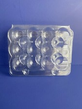 100 Jumbo Quail Egg Cartons 12 Egg capacity, Two snap close, Free Shipping