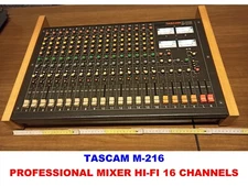 PROFESSIONAL MIXER TASCAM m-216