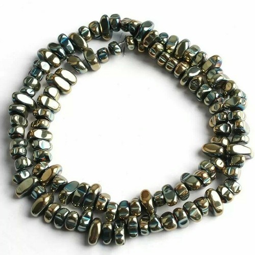 Hematite Beads Irregular Shape Crystal Beads For Jewellery Making 4-10mm 25pcs - Picture 13 of 20