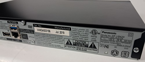 Panasonic DP-UB420-K 4K UHD Blu-ray Player - Bild 6 von 6