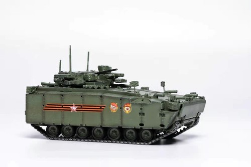 FloZ PANZERKAMPF Russo Kurganets-25 IFV Cannone Torretta Army Green Infantry Tank 1/72 ABS Tank Modello precostruito