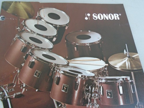 VINTAGE 1977 SONOR PHONIC DRUM BINDER CATALOG-THE DRUMMER'S DRUM-VG! - Picture 2 of 5
