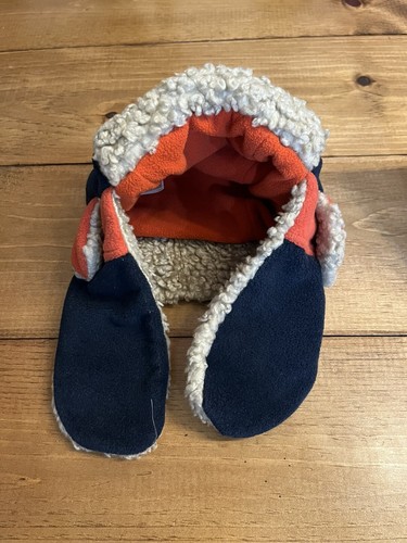 Gap Kids Trapper Cap Fleece Lining Hat Ear Flap Cover Size L/ XL - Picture 6 of 7
