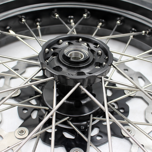 KKE 17" Supermoto Wheels Tires Rims Fit Suzuki DRZ400S 2000-2024 DRZ400E DRZ400 - Bild 13 von 13