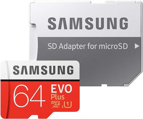 Samsung EVO Plus 64 GB micro SD Memory Card 100MB microSD 64G SDXC UHS U1 4K UHD - Picture 3 of 3
