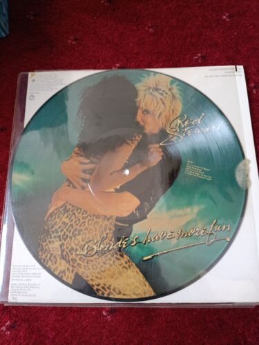 ROD STEWART "BLONDES HAVE MORE FUN- OR DO THEY?" ORIGINAL PICTURE DISC LP (1978) - Picture 2 of 3