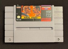 FINAL FIGHT SUPER NINTENDO ENTERTAINMENT SYSTEM SNES CARTRIDGE 1991 AUTHENTIC