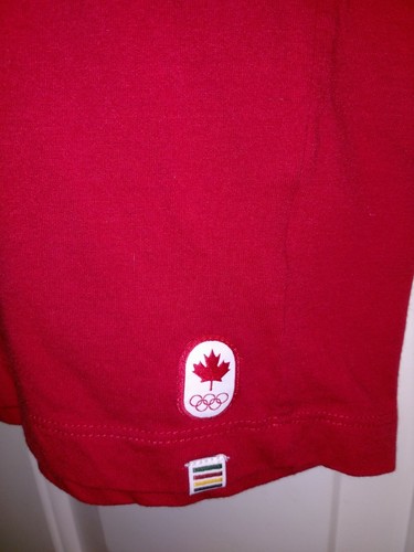 World Olympics Team Canada T-shirt Men's Large Red - Picture 3 of 7