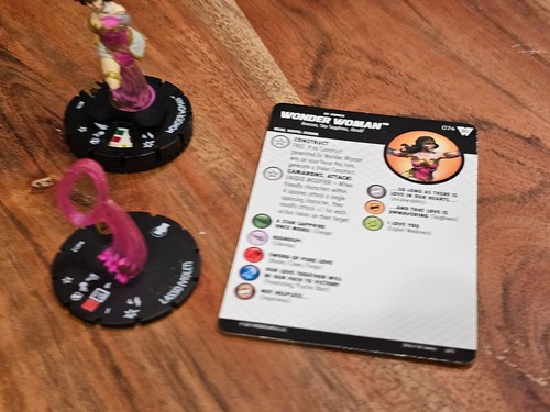 MM02 HEROCLIX Wonder Woman 80th 074 WONDER WOMAN & s012 LASSO no card on lasso - Picture 2 of 15