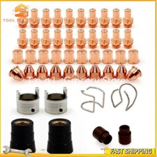 48pk CB70 Electrode Tip Shield Gas Ring for Cebora Eastwood Versa Cut 60A Plasma