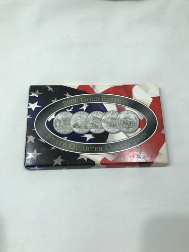 2006 Gold Edition state quarter collection, gold plated coins - Picture 1 of 7