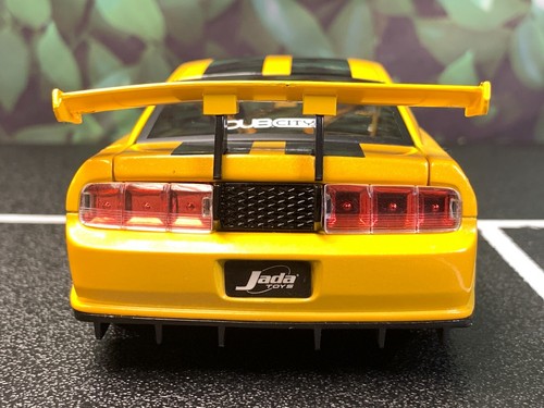 1:24 Diecast Car JADA FORD MUSTANG GT-R CONCEPT DUB CITY Yellow No Box - Picture 11 of 21