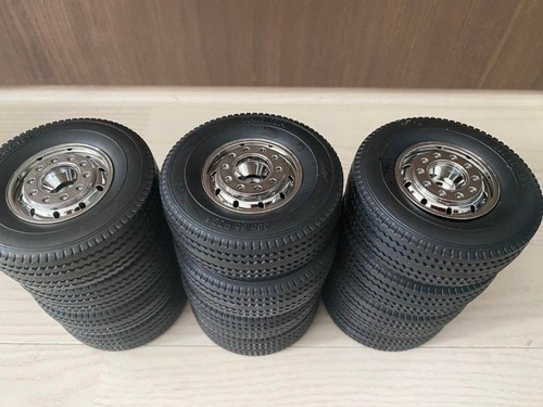 1/14 Tamiya Volvo Globetrotter Tire Wheels Limited Rare Discontinued Collectable - Picture 20 of 24