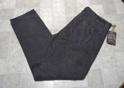 Stitch s Barfly Jeans Men s 38x32 Black Slim Leg Factory Distressed New
