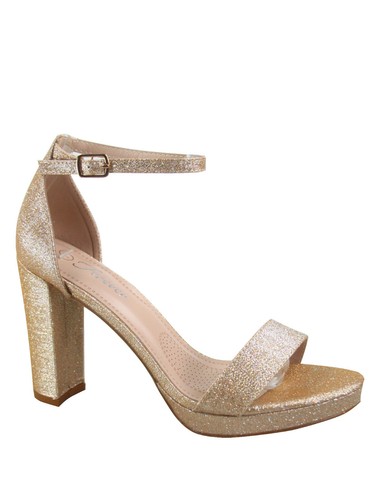 Nuove scarpe sandali formali donna fibbia tacco alto grosso plateau basso - Foto 37 di 40