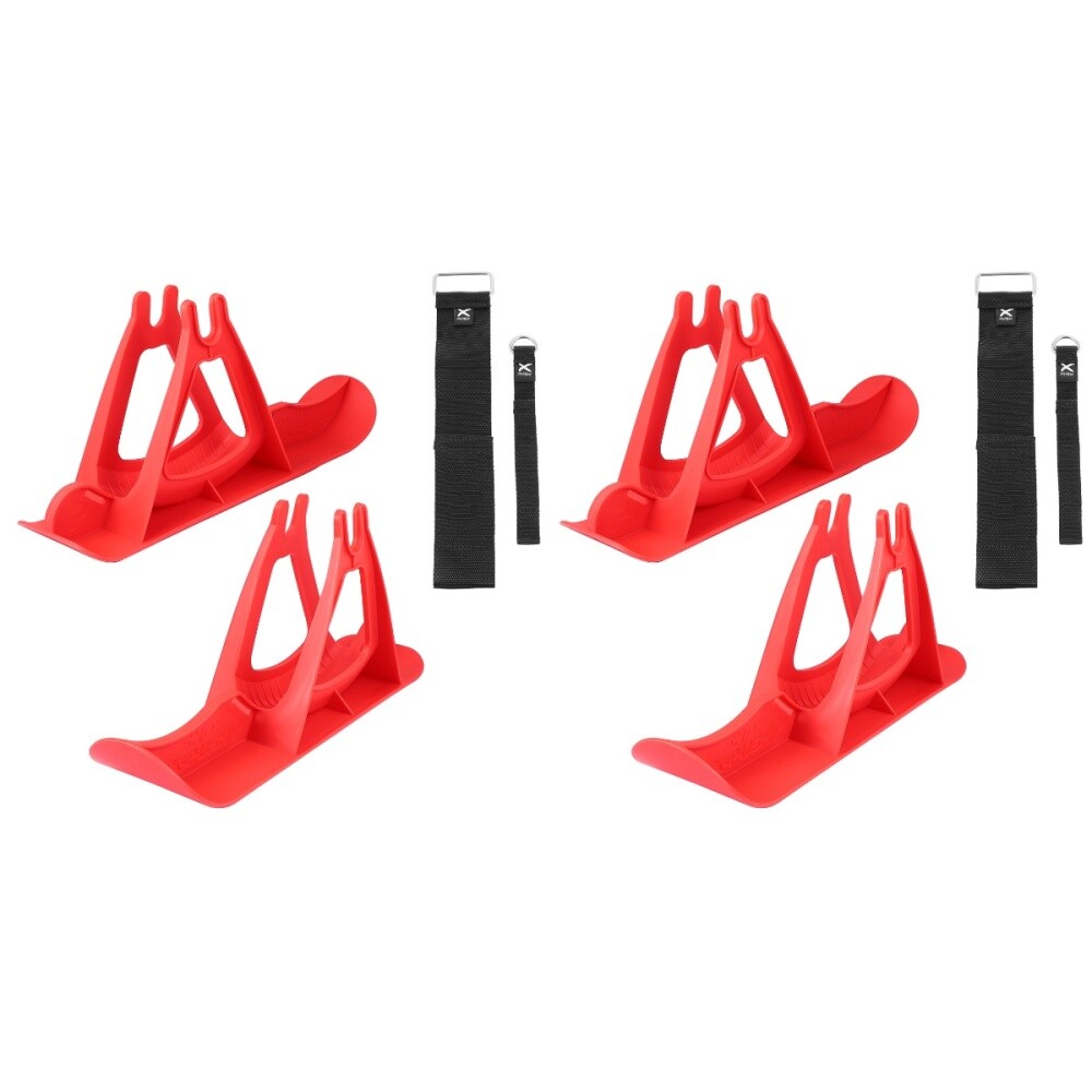 2 Sätze von Skilett-Ski-Set Schnee-Ski-Set für Balance-Bikes