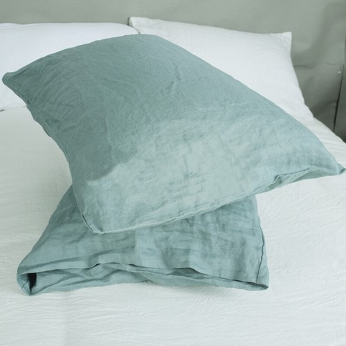 Natürliche Leinen Kissenbezüge Pure Flachs Shams Weiß Kissen Slip Kissenbezug Etui - Bild 20 von 28