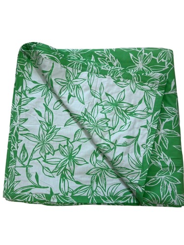 LILLY PULITZER Garnet Hill Tropical Green Matelasse Bedspread Coverlet Double - Picture 2 of 7