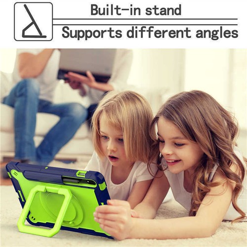 For Samsung Galaxy Tab S8 S9 S10+ Tablet Case Kids Shockproof Rotate Stand Cover - Picture 57 of 93