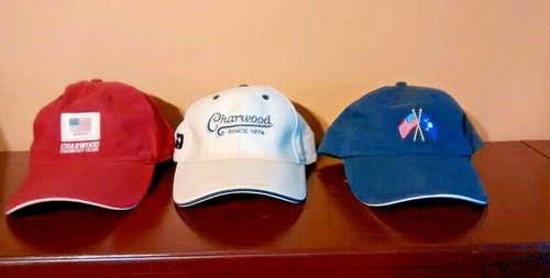 3 Charwood Country Club Golf Hüte Kappen O'Conner, Legendär & Ahead Authentics - Bild 1 von 12