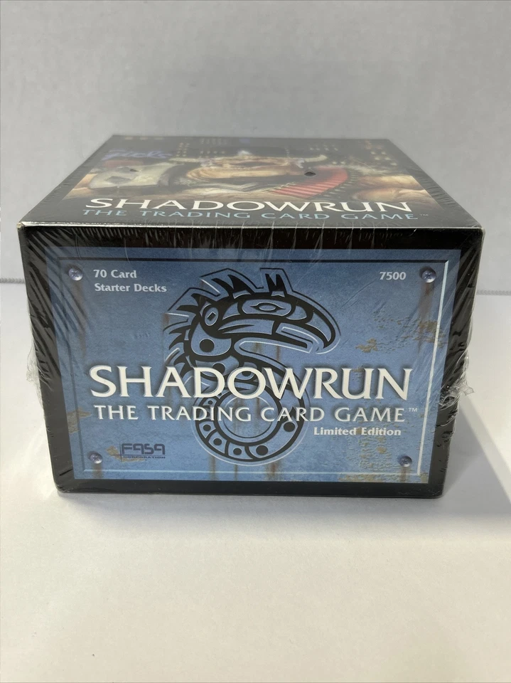 Shadowrun: Trading Card Game FASA 1997 Limited Starter Deck SEALED BOX Of 10 J2 - Image 2 of 4