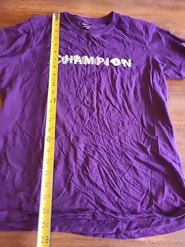 Champion Purple Short Sleeve T-Shirt. Size Small - Picture 7 of 9