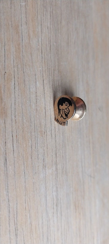 Jerry Lewis Nuss Pin Brosche Tie Tack Vintage 1950 oder 1960er Ära King of Comedy