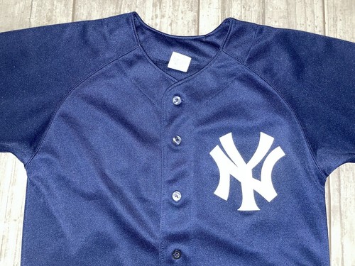 Jason Giambi #25 New York Yankees Russell Youth Jersey Sz 10/12 Preowned - Picture 2 of 11