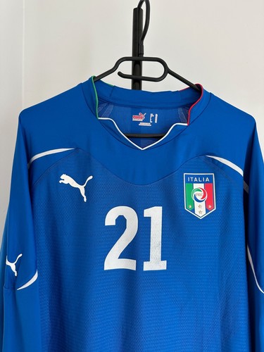 Maglia calcio PUMA Italia #21 Home 2009 manica lunga squadra nazionale calcio - Foto 4 di 14