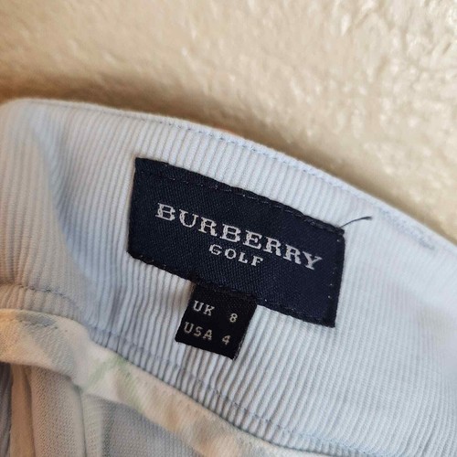 BURBERRY Golf Blue Preppy Capris Pants Size 4 - Picture 2 of 7