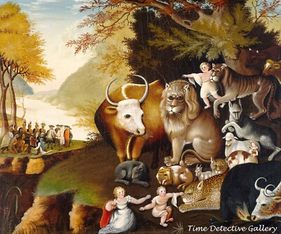 Peaceable Kingdom (1) by Edward Hicks - Historic Art Print